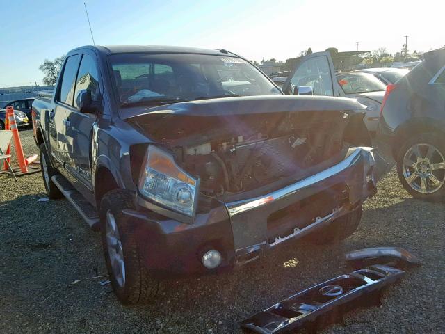 1N6BA07C58N333800 - 2008 NISSAN TITAN XE SILVER photo 1