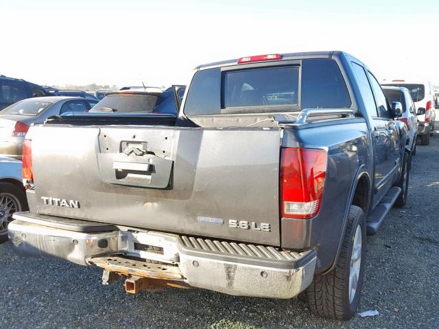 1N6BA07C58N333800 - 2008 NISSAN TITAN XE SILVER photo 4