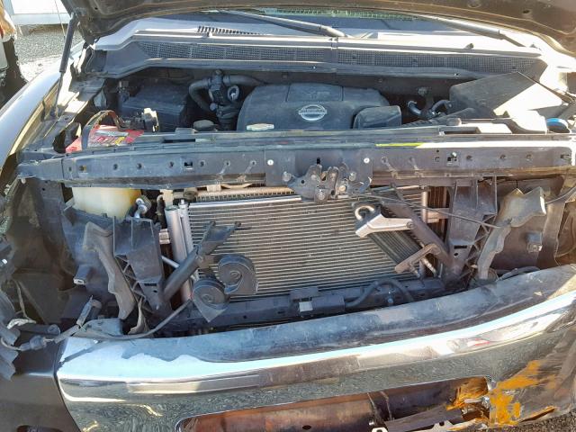 1N6BA07C58N333800 - 2008 NISSAN TITAN XE SILVER photo 7