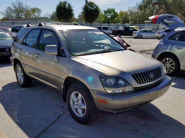 JT6HF10U4Y0099189 - 2000 LEXUS RX 300 BEIGE photo 1