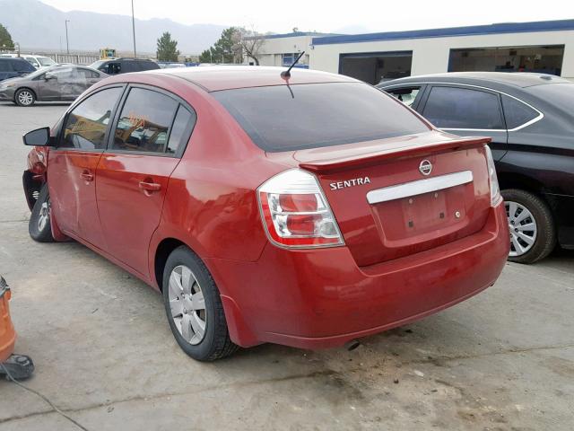 3N1AB6AP3CL773715 - 2012 NISSAN SENTRA 2.0 RED photo 3