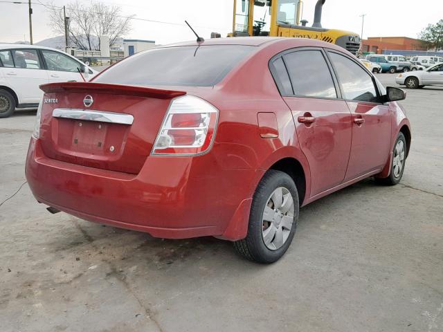 3N1AB6AP3CL773715 - 2012 NISSAN SENTRA 2.0 RED photo 4