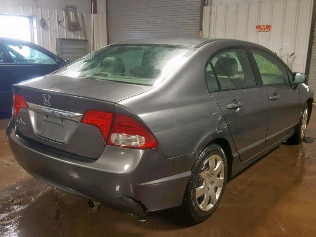 2HGFA1F59BH503686 - 2011 HONDA CIVIC LX CHARCOAL photo 4