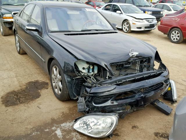 WDBNG83J25A457168 - 2005 MERCEDES-BENZ S 430 4MAT BLACK photo 1