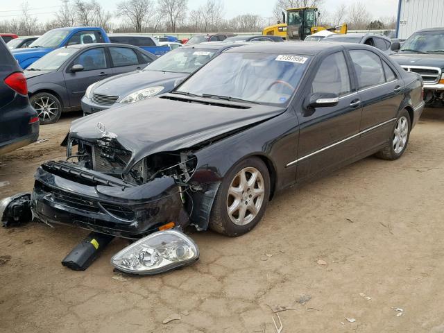 WDBNG83J25A457168 - 2005 MERCEDES-BENZ S 430 4MAT BLACK photo 2