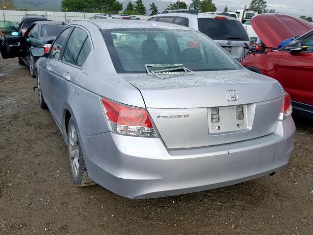 1HGCP26879A130660 - 2009 HONDA ACCORD EXL SILVER photo 3