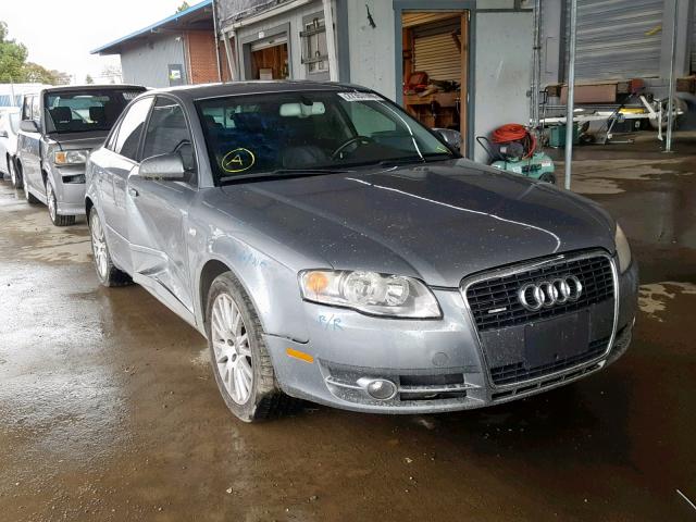 WAUDF78E06A274579 - 2006 AUDI A4 2.0T QU GRAY photo 1