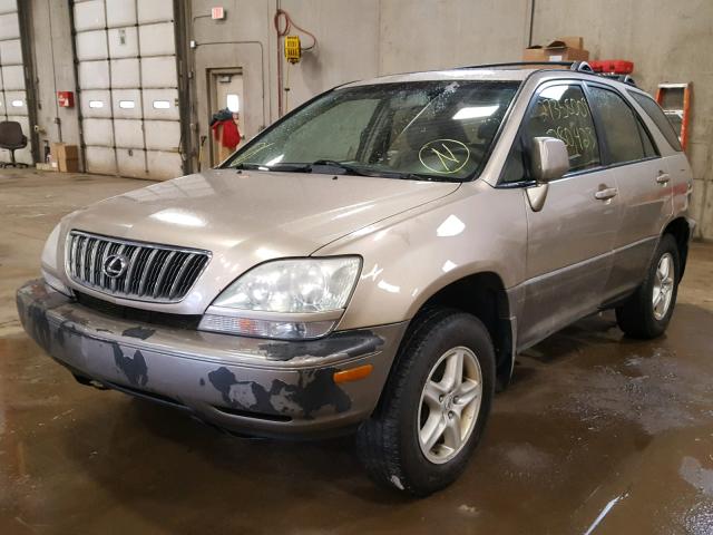 JTJHF10U410167874 - 2001 LEXUS RX 300 CREAM photo 2