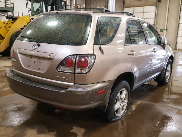 JTJHF10U410167874 - 2001 LEXUS RX 300 CREAM photo 4