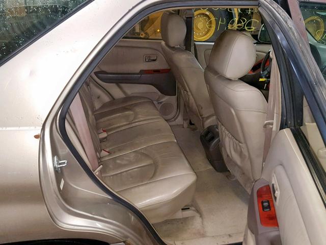 JTJHF10U410167874 - 2001 LEXUS RX 300 CREAM photo 6