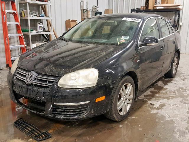 3VWEF71K57M055903 - 2007 VOLKSWAGEN JETTA WOLF BLACK photo 2