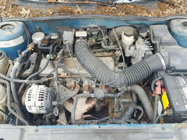 1G1JC1247VM132375 - 1997 CHEVROLET CAVALIER B TEAL photo 7