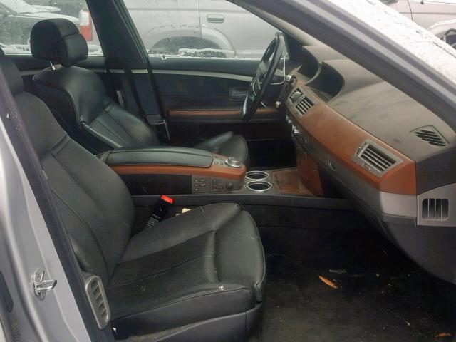 WBAHL83516DT02685 - 2006 BMW 750 I SILVER photo 5