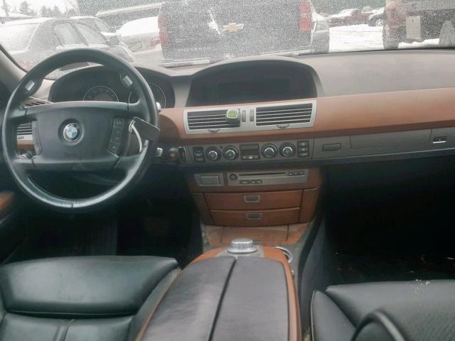 WBAHL83516DT02685 - 2006 BMW 750 I SILVER photo 9