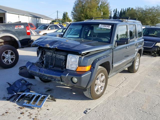 1J8HH58277C636298 - 2007 JEEP COMMANDER CHARCOAL photo 2