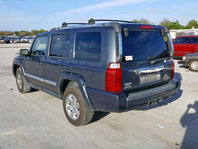 1J8HH58277C636298 - 2007 JEEP COMMANDER CHARCOAL photo 3