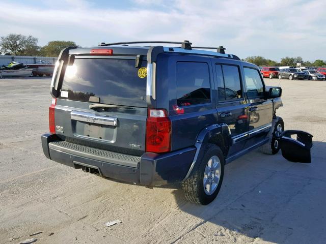 1J8HH58277C636298 - 2007 JEEP COMMANDER CHARCOAL photo 4