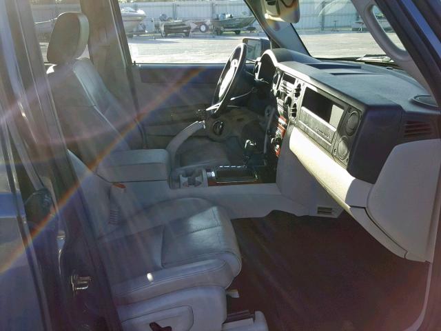 1J8HH58277C636298 - 2007 JEEP COMMANDER CHARCOAL photo 5
