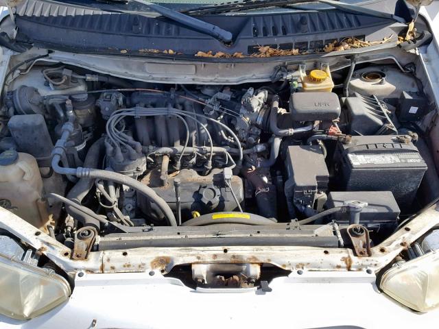 4N2ZN17T12D810535 - 2002 NISSAN QUEST GLE WHITE photo 7