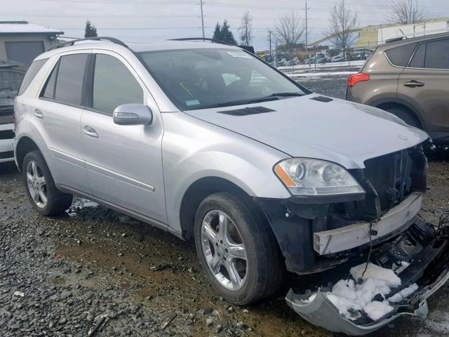 4JGBB86E57A176658 - 2007 MERCEDES-BENZ ML 350 SILVER photo 1