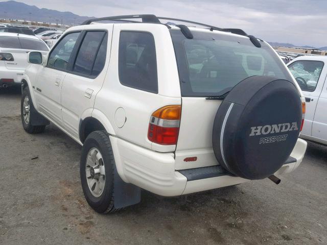 4S6CM58W2X4419335 - 1999 HONDA PASSPORT E WHITE photo 3