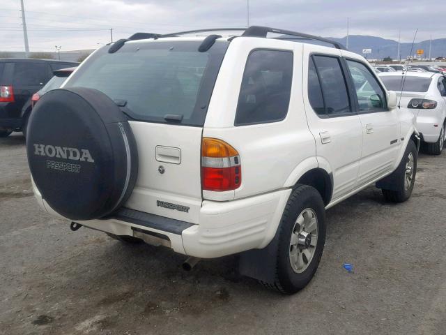 4S6CM58W2X4419335 - 1999 HONDA PASSPORT E WHITE photo 4