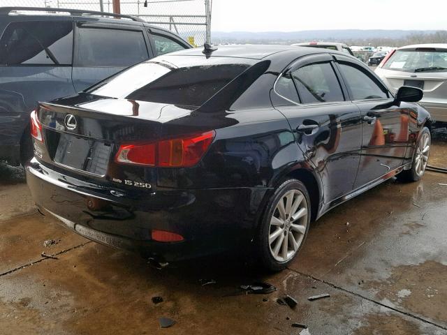 JTHCK262595028449 - 2009 LEXUS IS 250 BLACK photo 4