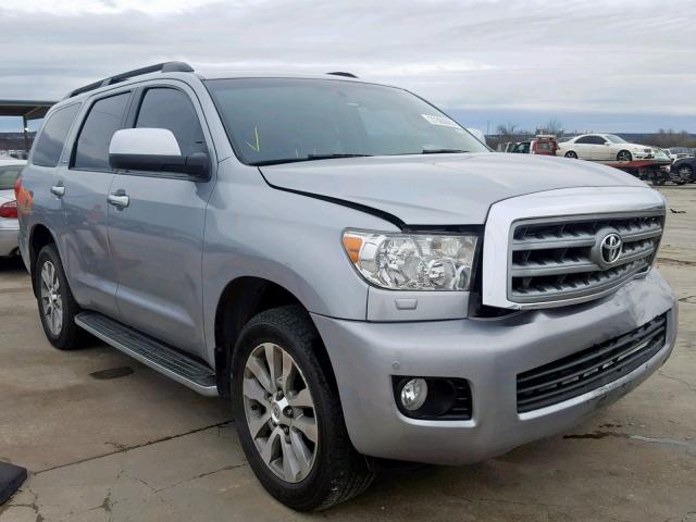 5TDKY5G17ES055062 - 2014 TOYOTA SEQUOIA LI SILVER photo 1