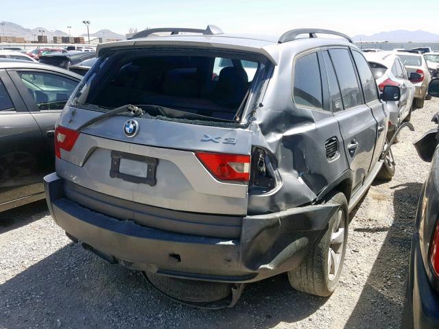 WBXPA93435WD02181 - 2005 BMW X3 3.0I SILVER photo 4