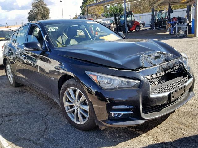 JN1CV7APXGM201722 - 2016 INFINITI Q50 BASE BLACK photo 1