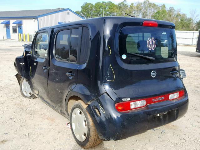 JN8AZ2KR1AT168025 - 2010 NISSAN CUBE BASE BLACK photo 3