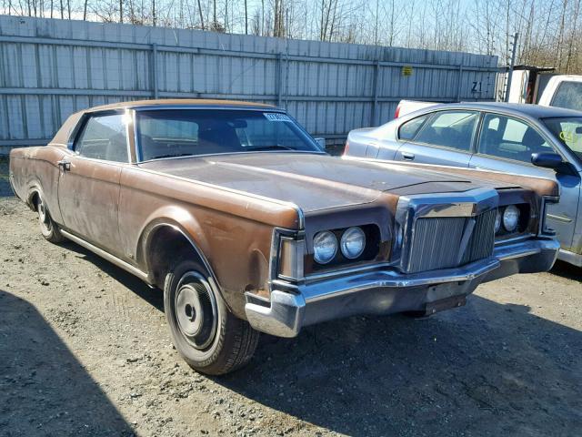 1Y89A812153 - 1971 LINCOLN MARK LT BROWN photo 1