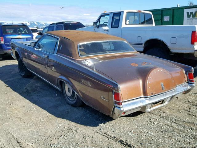 1Y89A812153 - 1971 LINCOLN MARK LT BROWN photo 3