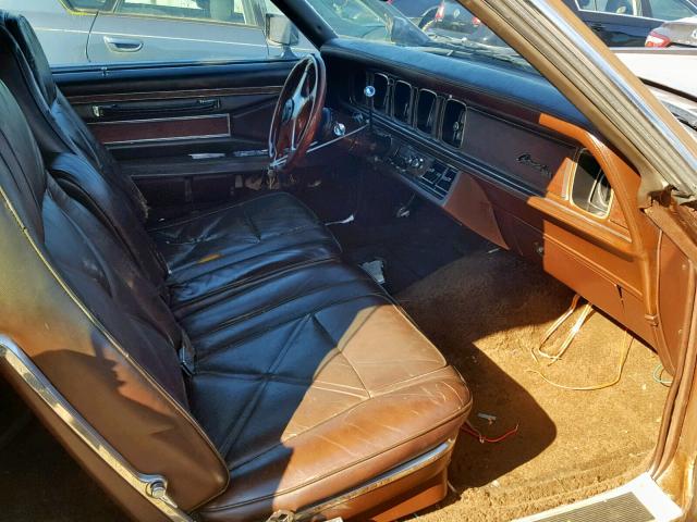 1Y89A812153 - 1971 LINCOLN MARK LT BROWN photo 5