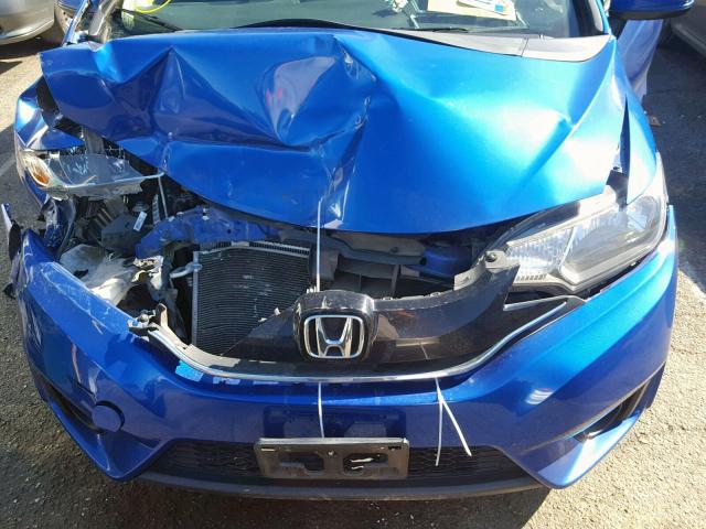 3HGGK5H88FM720671 - 2015 HONDA FIT EX BLUE photo 7