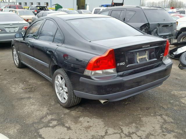 YV1RH59HX42397355 - 2004 VOLVO S60 2.5T BLACK photo 3