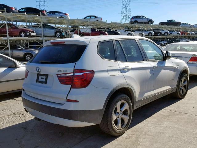 5UXWX5C50BL711417 - 2011 BMW X3 XDRIVE2 WHITE photo 4