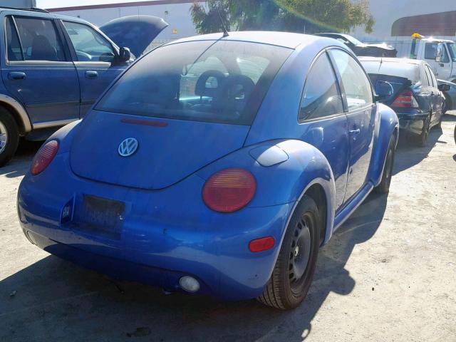 3VWBC21C6YM421988 - 2000 VOLKSWAGEN NEW BEETLE ლურჯი ფოტო 4