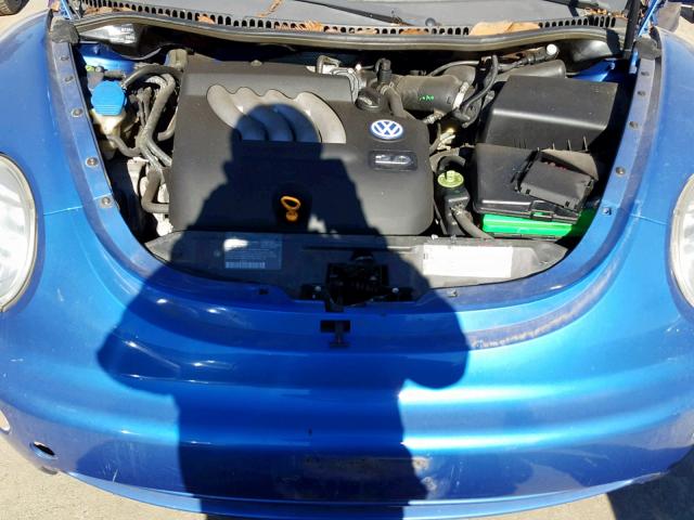 3VWBC21C6YM421988 - 2000 VOLKSWAGEN NEW BEETLE ლურჯი ფოტო 7