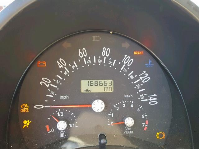 3VWBC21C6YM421988 - 2000 VOLKSWAGEN NEW BEETLE ლურჯი ფოტო 8