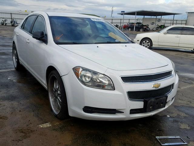 1G1ZA5E12BF159730 - 2011 CHEVROLET MALIBU LS WHITE photo 1