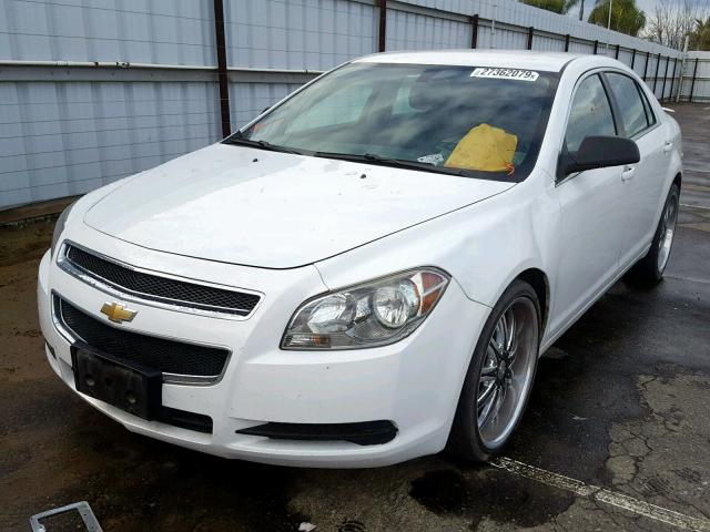 1G1ZA5E12BF159730 - 2011 CHEVROLET MALIBU LS WHITE photo 2