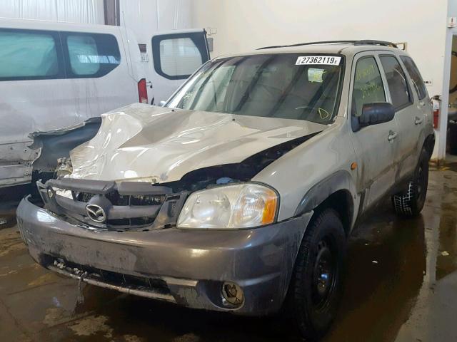 4F2CZ94144KM00910 - 2004 MAZDA TRIBUTE LX GOLD photo 2