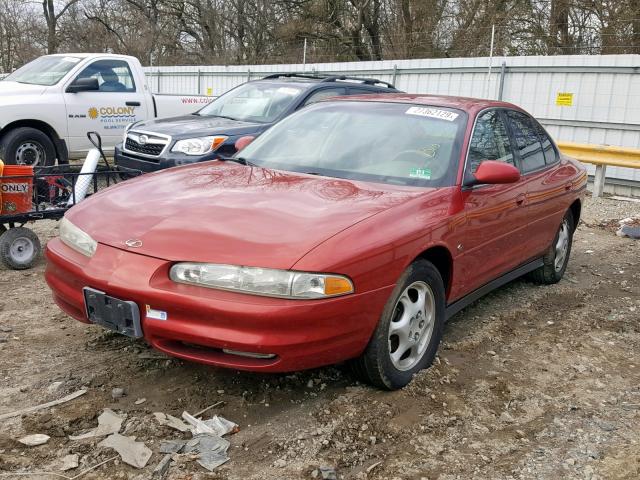 1G3WS52H8XF351671 - 1999 OLDSMOBILE INTRIGUE G RED photo 2