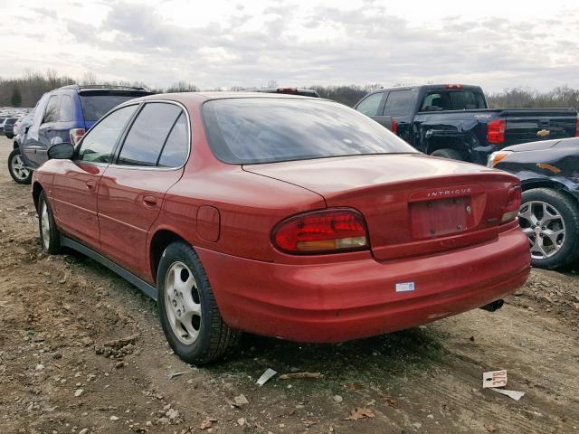 1G3WS52H8XF351671 - 1999 OLDSMOBILE INTRIGUE G RED photo 3