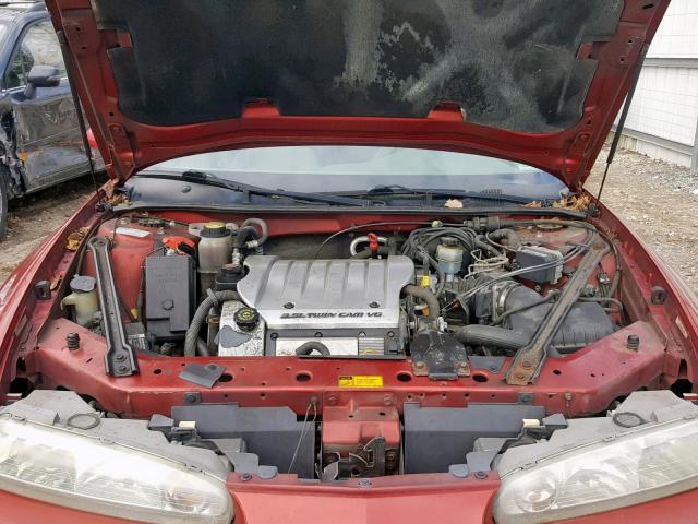 1G3WS52H8XF351671 - 1999 OLDSMOBILE INTRIGUE G RED photo 7