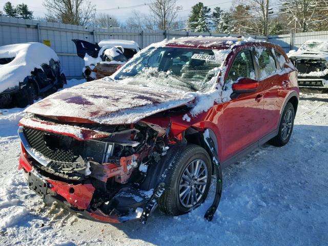 JM3KFBBL0H0179623 - 2017 MAZDA CX-5 SPORT RED photo 2