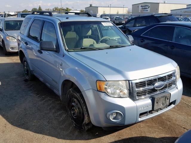 1FMCU49H98KA85160 - 2008 FORD ESCAPE HEV BLUE photo 1