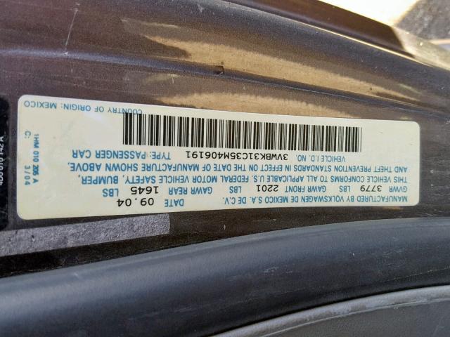 3VWBK31C35M406191 - 2005 VOLKSWAGEN NEW BEETLE მწვანე ფოტო 10