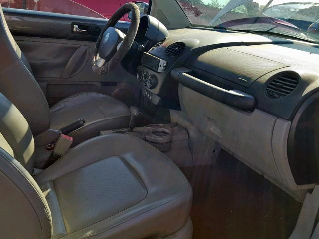 3VWBK31C35M406191 - 2005 VOLKSWAGEN NEW BEETLE მწვანე ფოტო 5